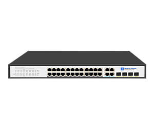 24 Port Gigabit Unmanaged PoE Switch with 4 Gigabit RJ45/SFP Combo Uplink （SP5220-24PGE4GC）