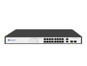 16 Ports Gigabit Unmanaged PoE Switch with 2 Gigabit RJ45 and 2 SFP Uplink (SP5220-16PGE2GE2GF)