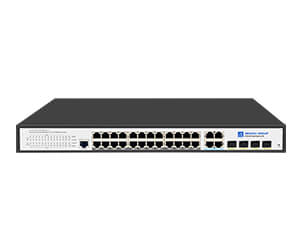 24 Ports Gigabit PoE Switch with 4-10Gb SFP+ Uplink