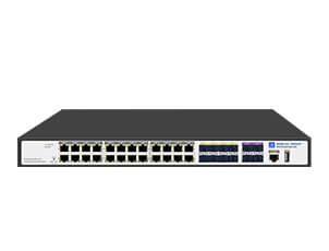 24 Ports Gigabit Layer3 Managed PoE Switch with 8 Gigabi SFP combo and 4-10G SFP+ Uplink （SP7500-24PGE8GFC4TF-L3M）