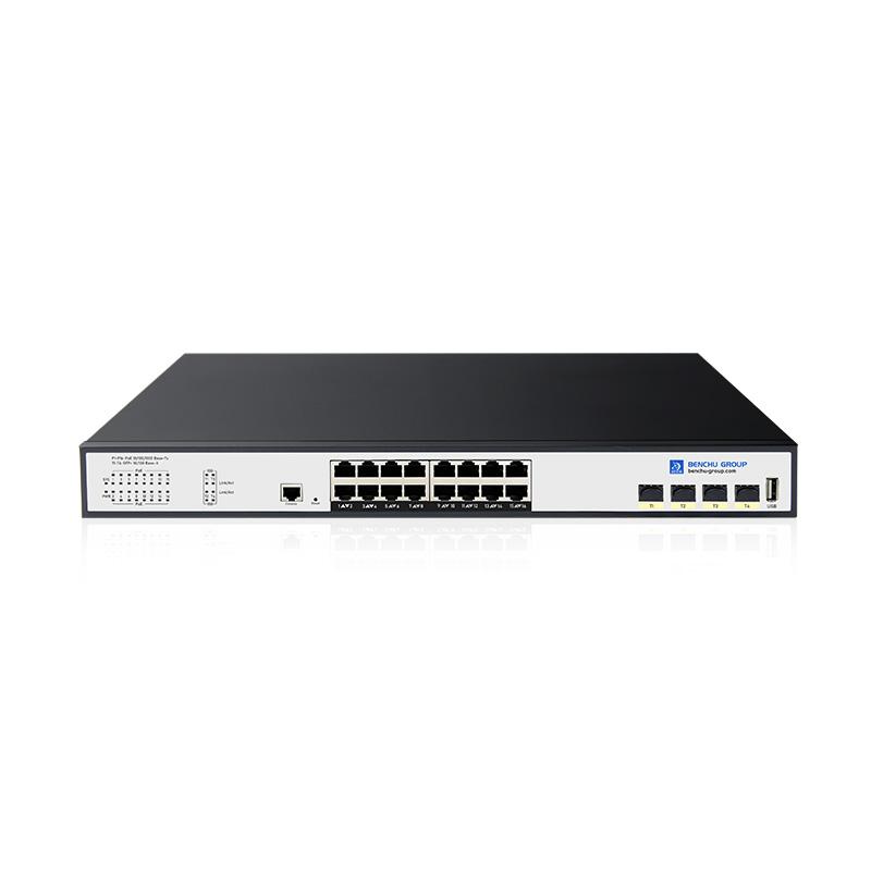 Layer 3 managed switch 16 port poe