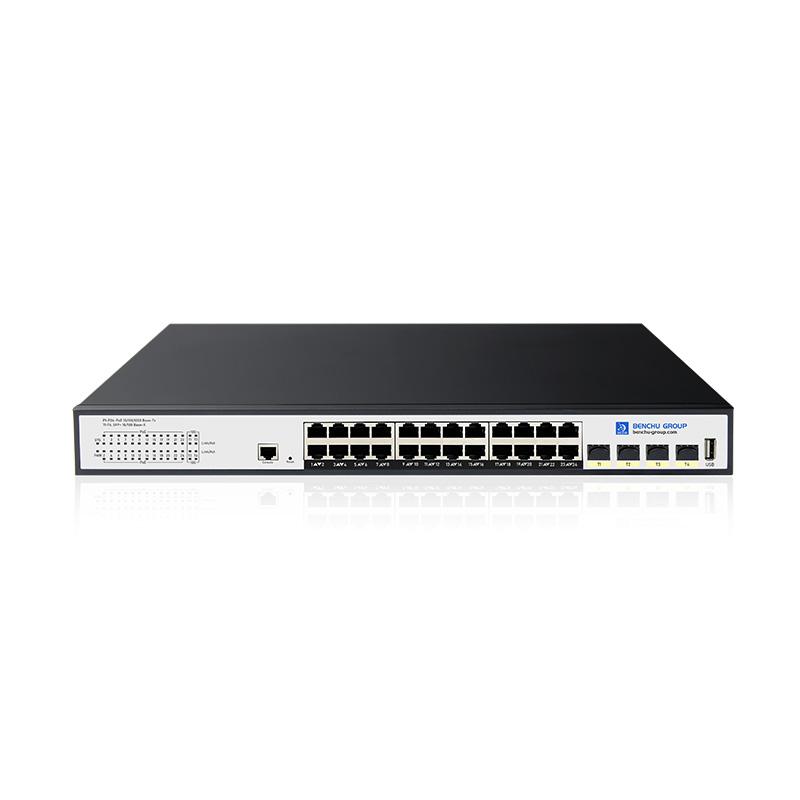 L3 managed switch 24 port poe