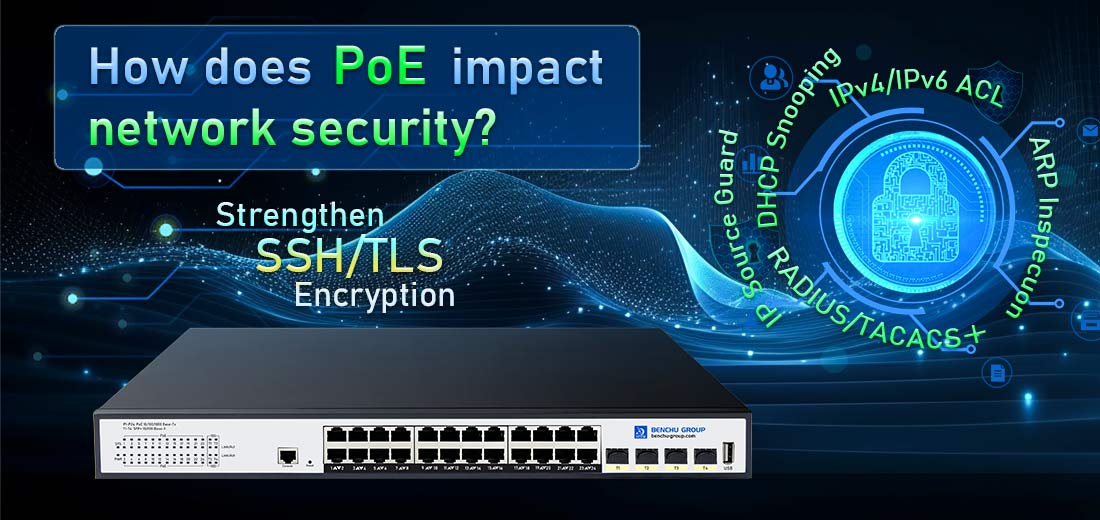 How does PoE impact network security?