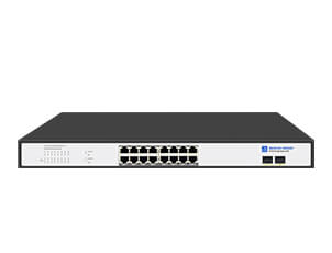 WEB Managed 24 Port Gigabit PoE Switch with 2 SFP Uplink