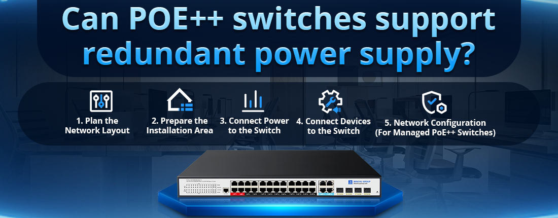 Can POE++ switches support redundant power supply?