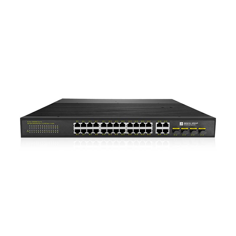 24 Port Industrial PoE Switch