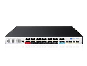 Managed 24 Ports Gigabit UPoE+ Switch With 4-1Gb RJ45/SFP Combo