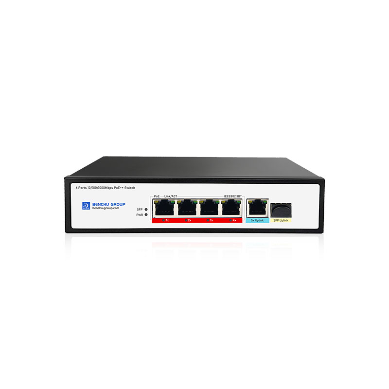 4 Port Gigabit Unmanaged PoE++ Switch