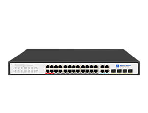 24 Port Gigabit Unanaged PoE++ Switch With 4 Gigabit RJ45/SFP Combo Uplink