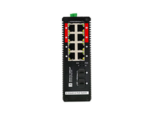 8 port POE++ Industrial switch for University Video Surveillance Solution