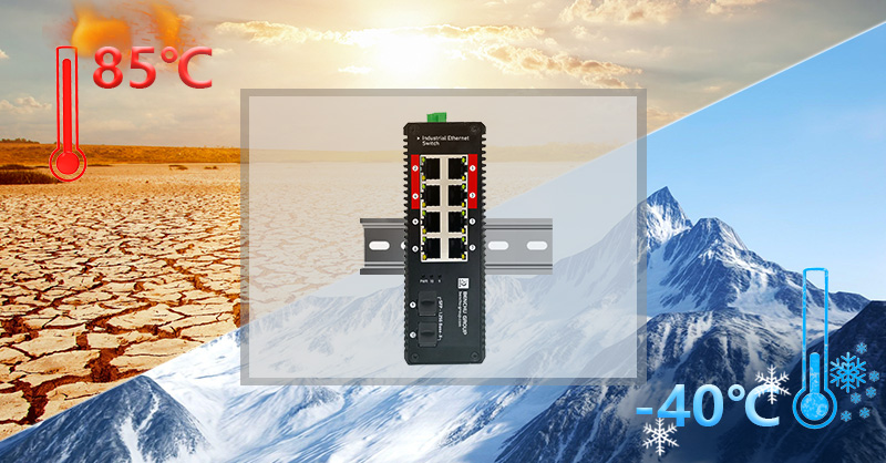 industrial poe++ switch -40℃~75℃ Wide-Temperature Operation