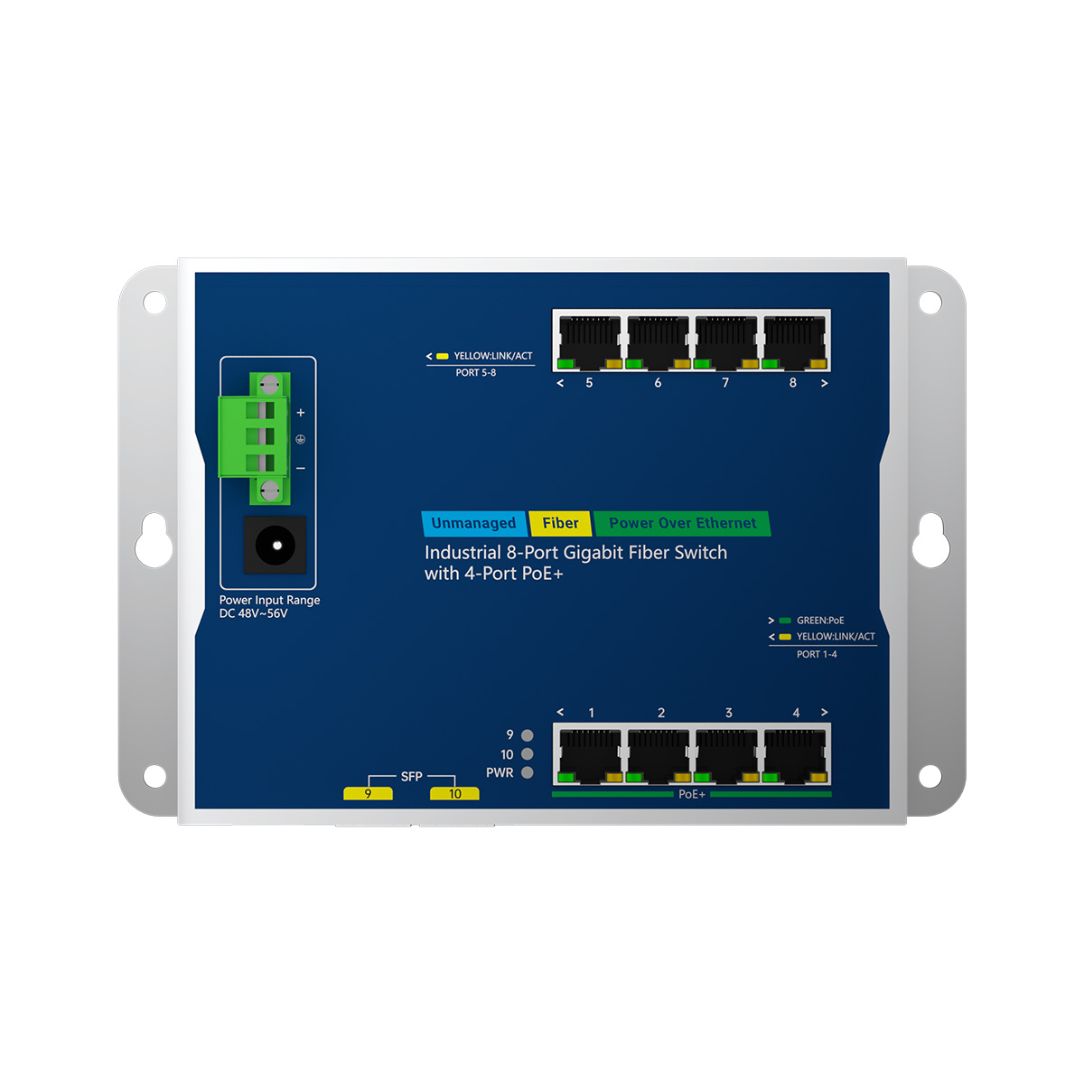 Ultra-Slim 4 port poe switch