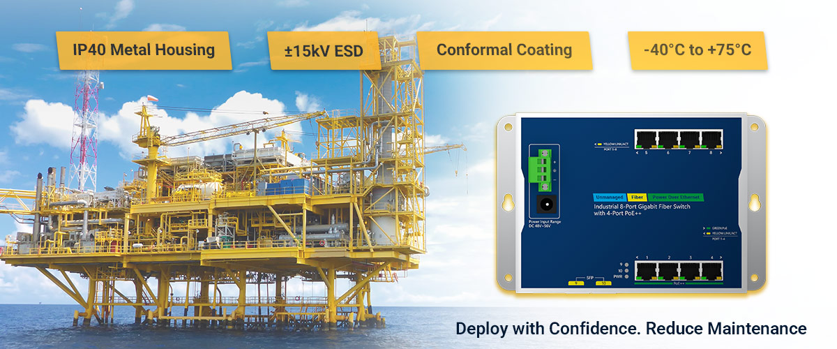 IP40 metal housing and ±15kV ESD protection IP40 metal housing and ±15kV ESD protection