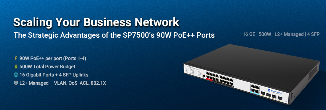 90W PoE++ switch