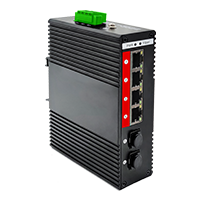 industrial 4 port 90w poe++ switch with 2 sfp uplink
