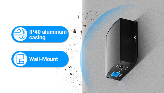 IP40 Aluminum Wall Mount Enclosure pof splitter