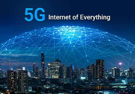 A era 5G inaugura uma nova época da Internet de tudo.