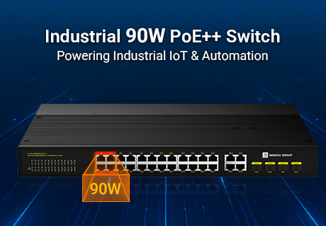 Potencializando a borda: PoE++ de 90 W de última geração impulsiona a IoT industrial e a automação.