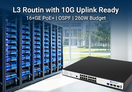 A Benchu ​​Group apresenta o SP7500-16PGE4TF-L3M, um switch PoE gerenciável de camada 3 de alto desempenho para infraestruturas de rede modernas.