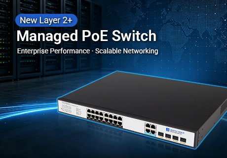 Novo switch PoE gerenciável de camada 2+ oferece desempenho e escalabilidade de nível empresarial para redes modernas.