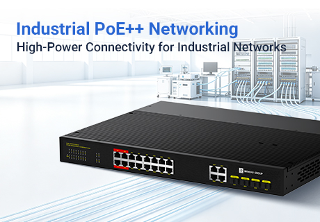 Redes industriais evoluídas: uma análise detalhada do switch PoE++ de alta potência IES7221-16PGE4GC-4BT-AC