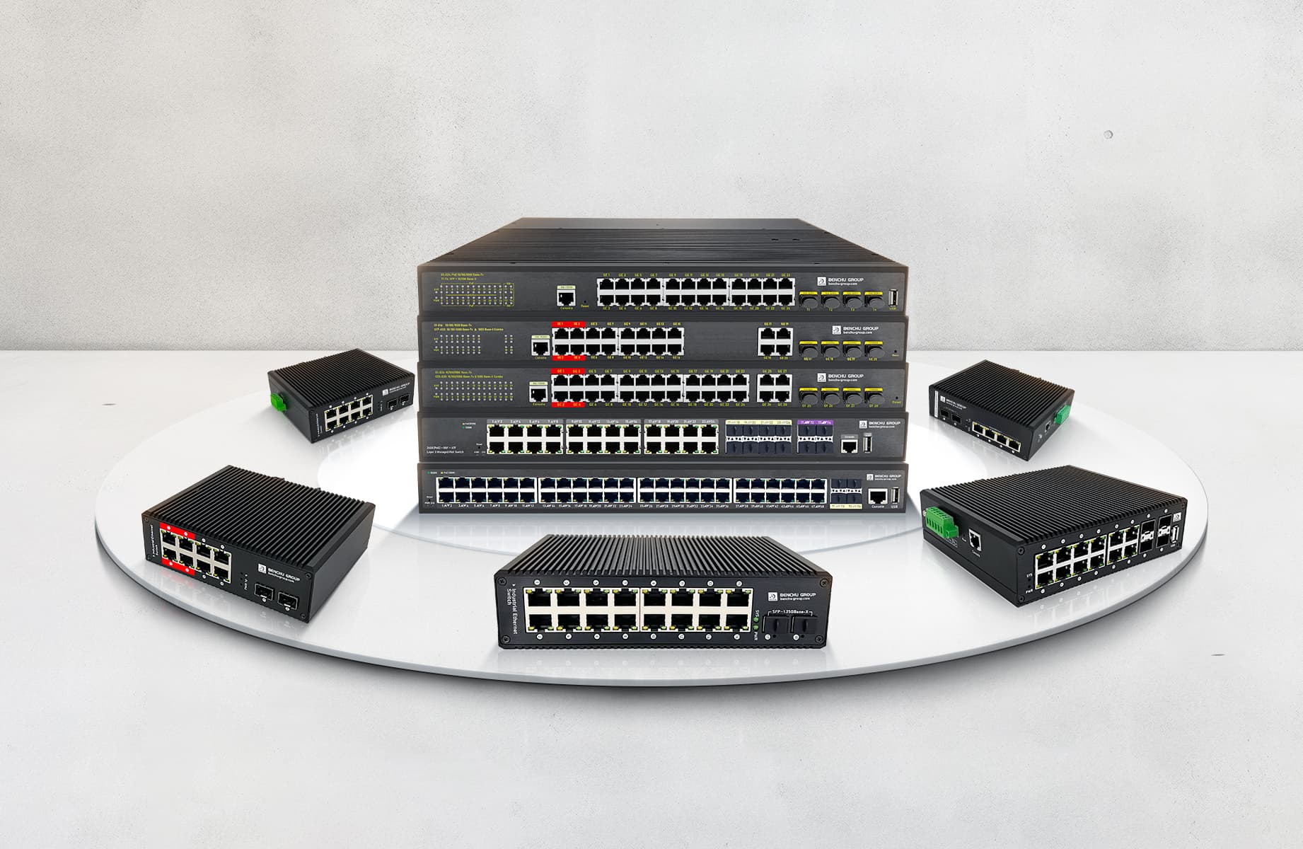 Switches PoE industriais