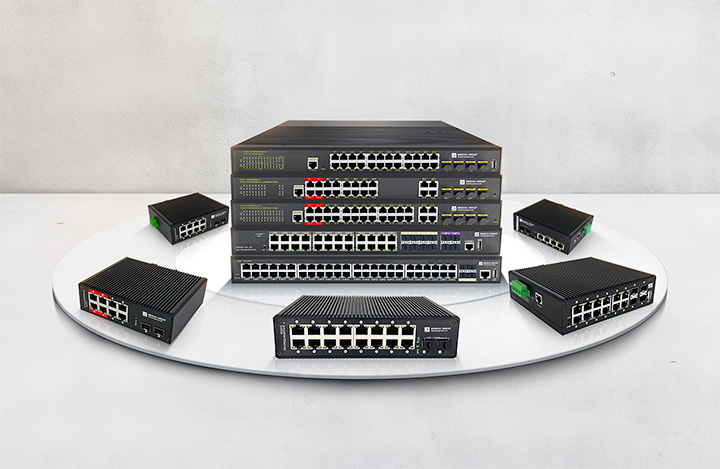 Switches PoE industriais